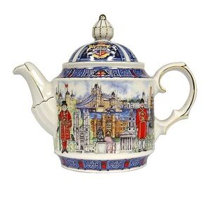 James Sadler Thames Riverside Teapot with Box